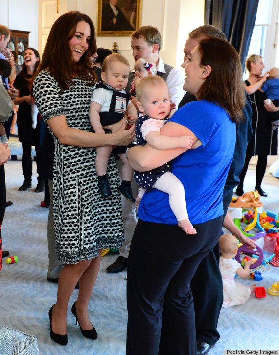 Kate Middleton And Prince George Get Cutesy In New Zealand ...