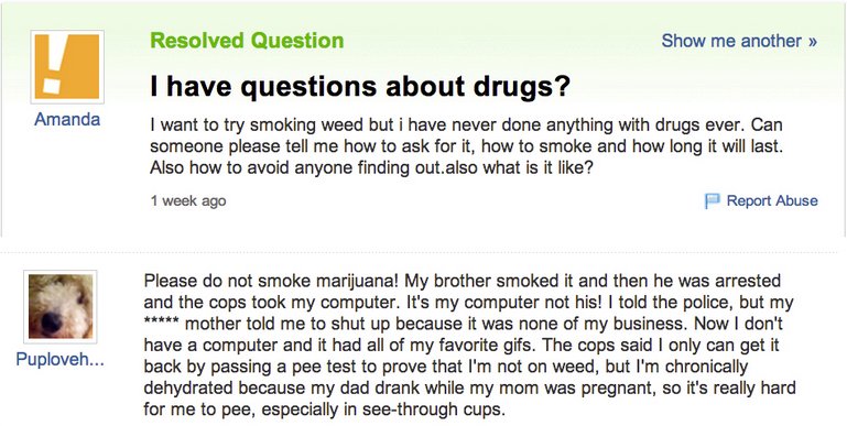 yahoo answers