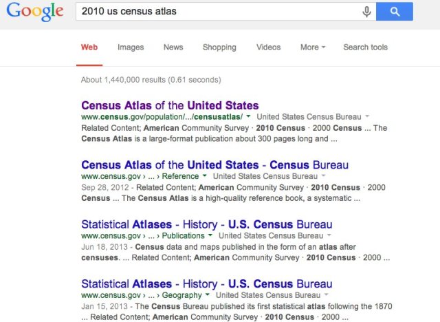 2010 census google