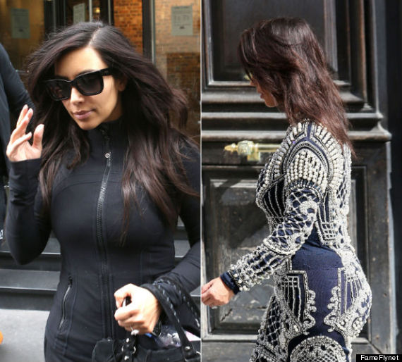 Kim Kardashian Ditches Her Hair Extensions In Paris HuffPost