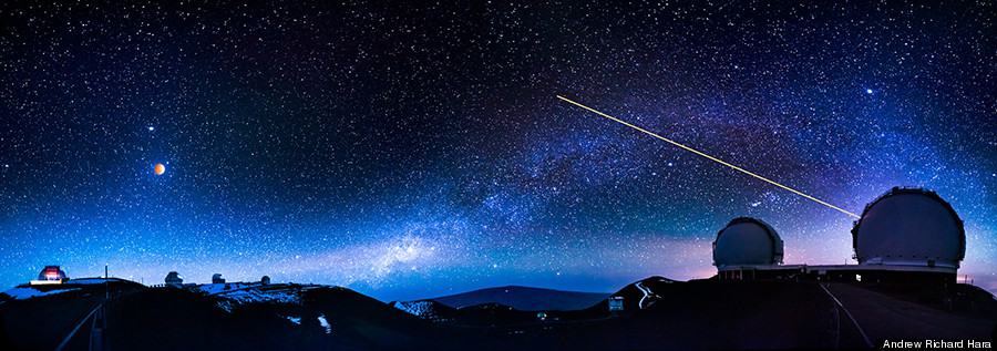 blood moon at mauna kea