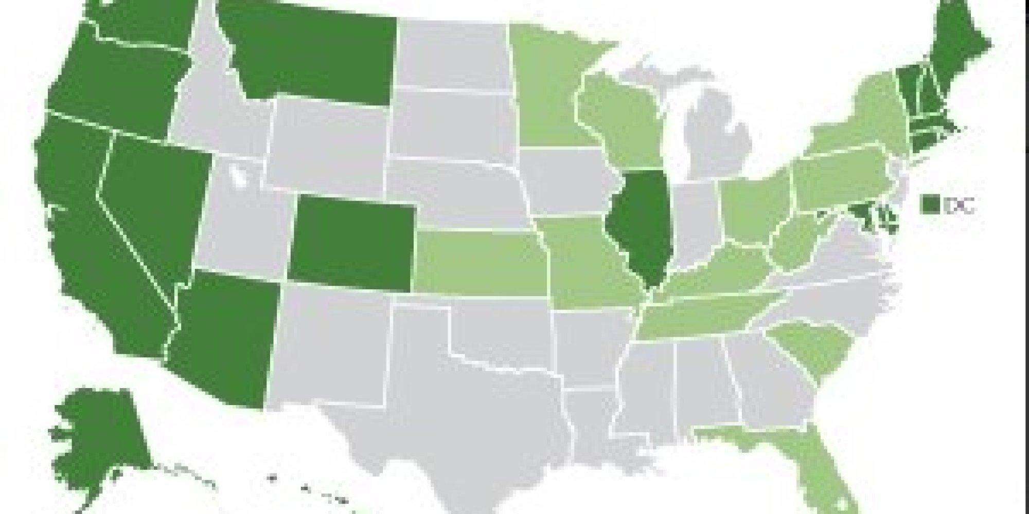 This Map Shows Just How Quickly America Has Embraced Marijuana