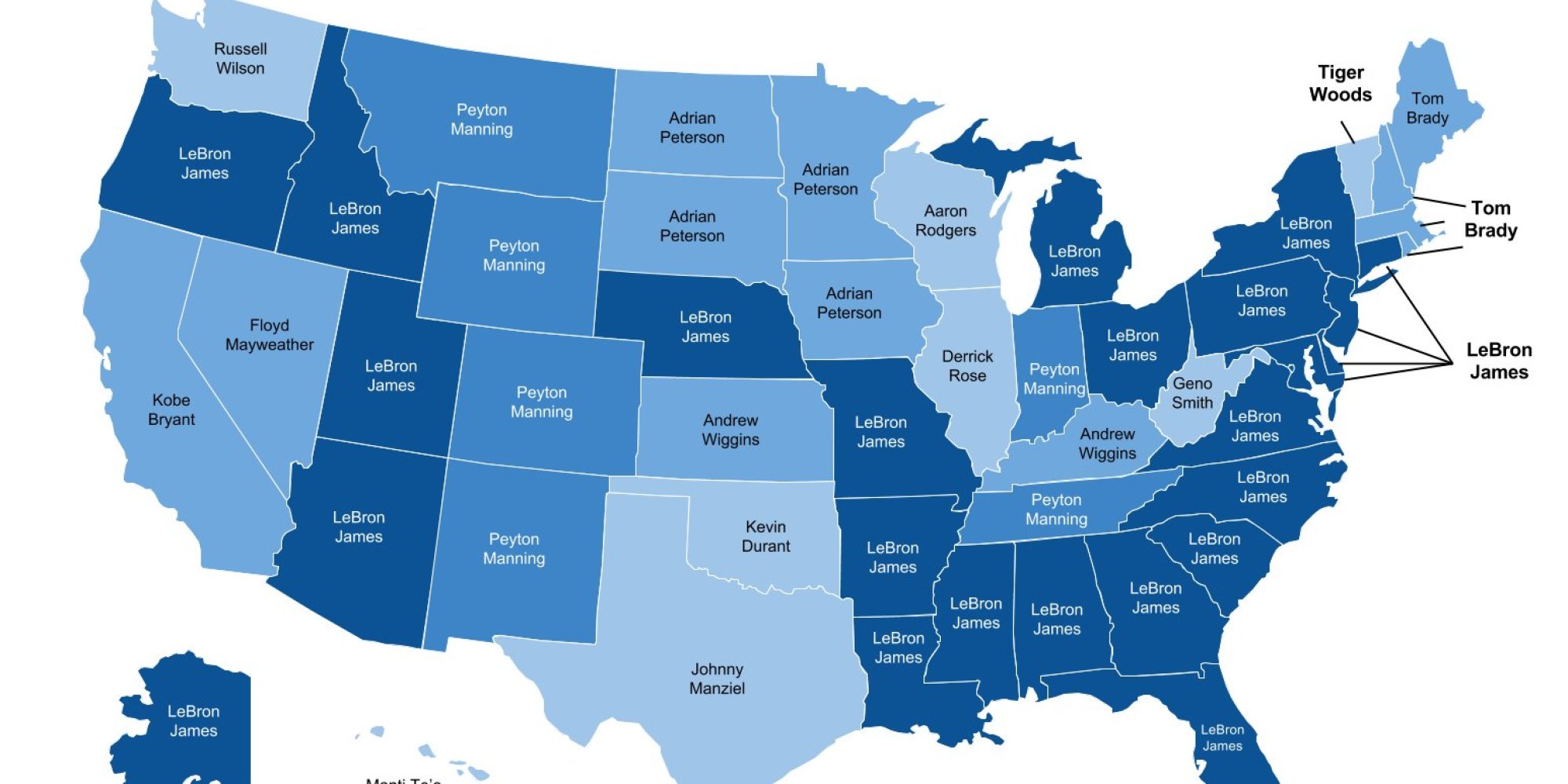 These Maps Will Tell You Which Athlete And Sport Your State Is Most ...