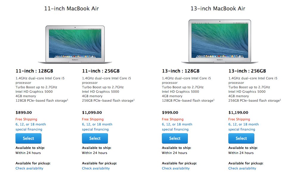 Price Of Apple Laptops