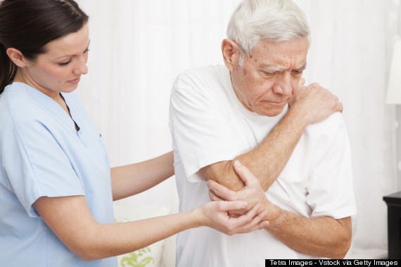 older person with young doctor