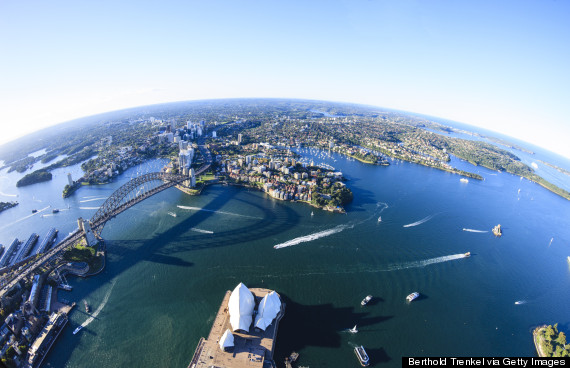 sydney port aerial
