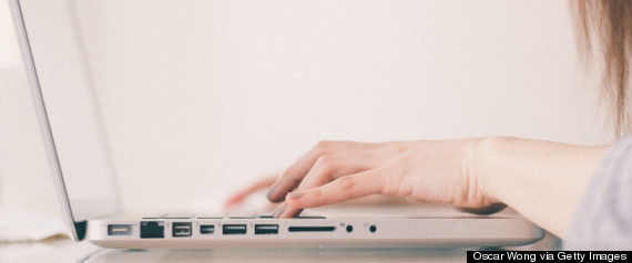 woman at computer