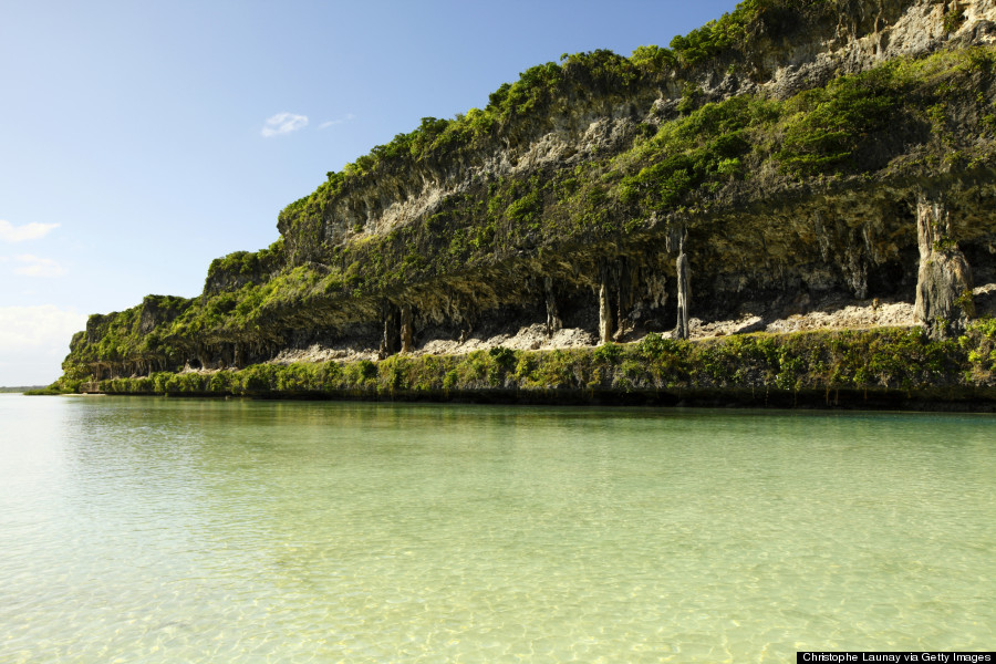 new caledonia coral cliffs