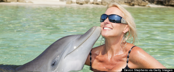 dolphin kiss