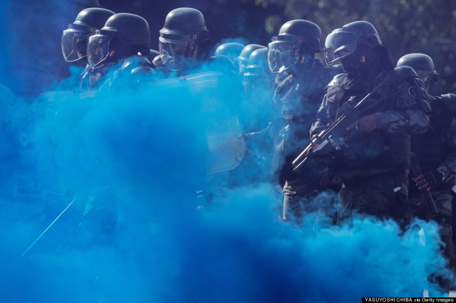 brazil riot police