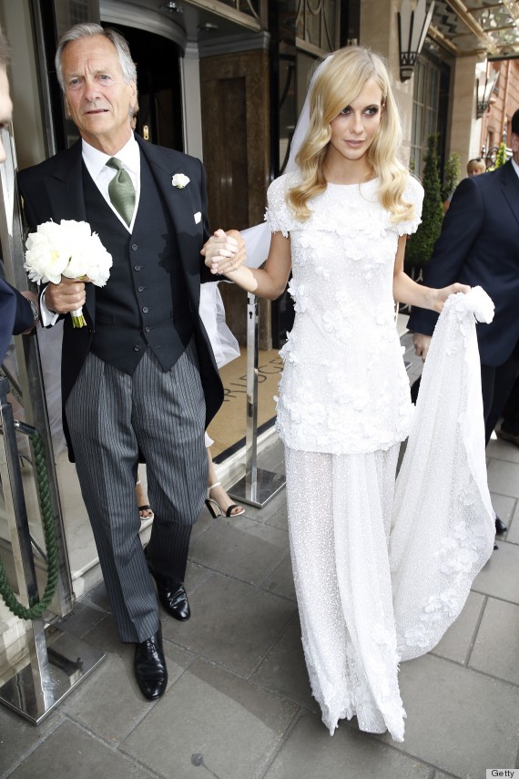 Poppy Delevingne's Wedding Dress Is Chanel Couture Bridal Perfection ...