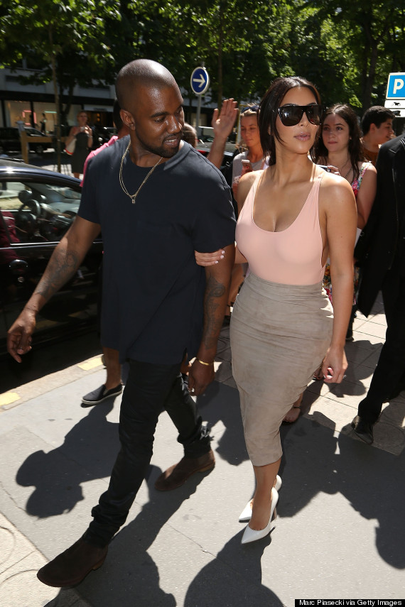 Kim Kardashian's Barely-There Shirt Proves She's Wedding-Ready In Paris ...