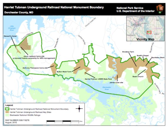 harriet tubman map good