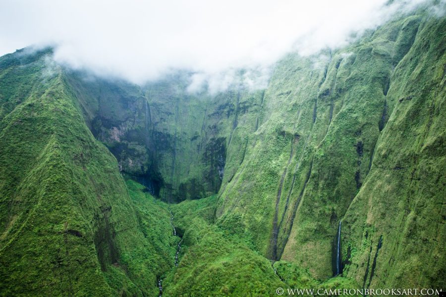 green cliffs