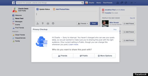 facebook privacy settings