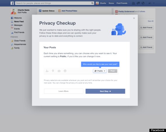 facebook privacy settings