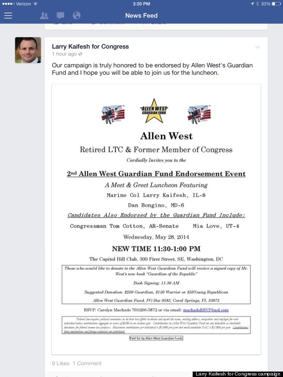 allen west tammy duckworth