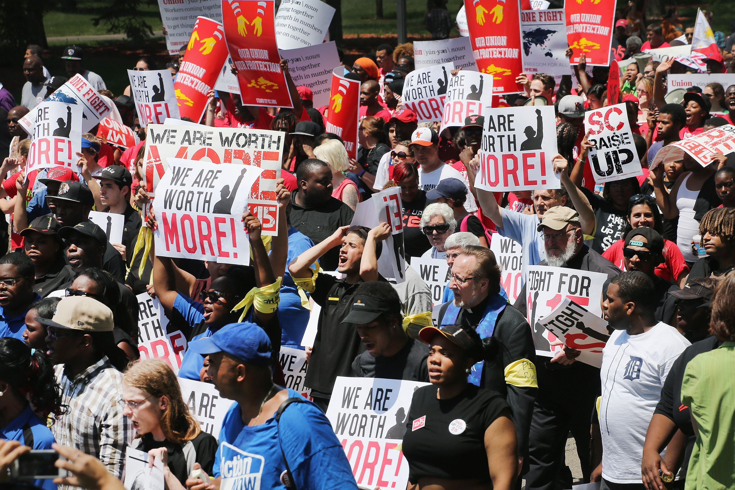 mcdonalds protest