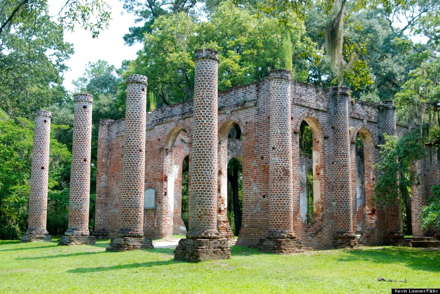 old sheldon church ruins