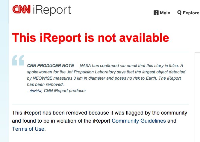 report gone