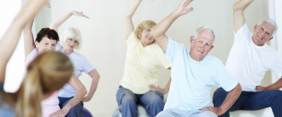 older people exercising