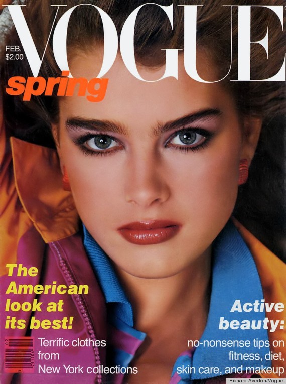 brooke shields february 1980 vogue cover