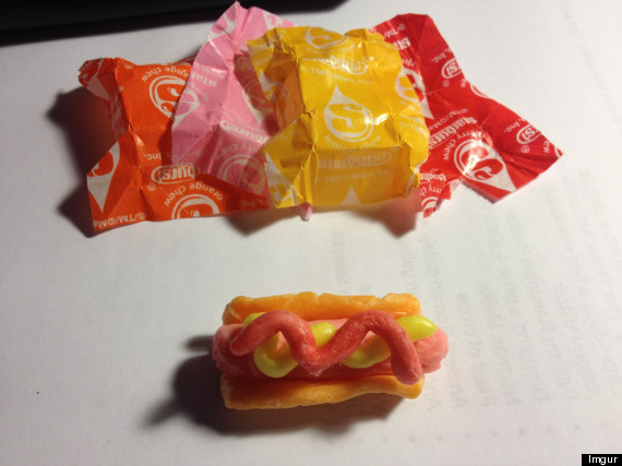 starburst hot dog