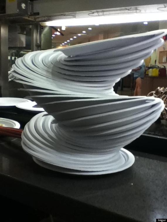 paper plate sculpture