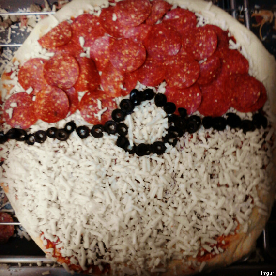 pokeball pizza