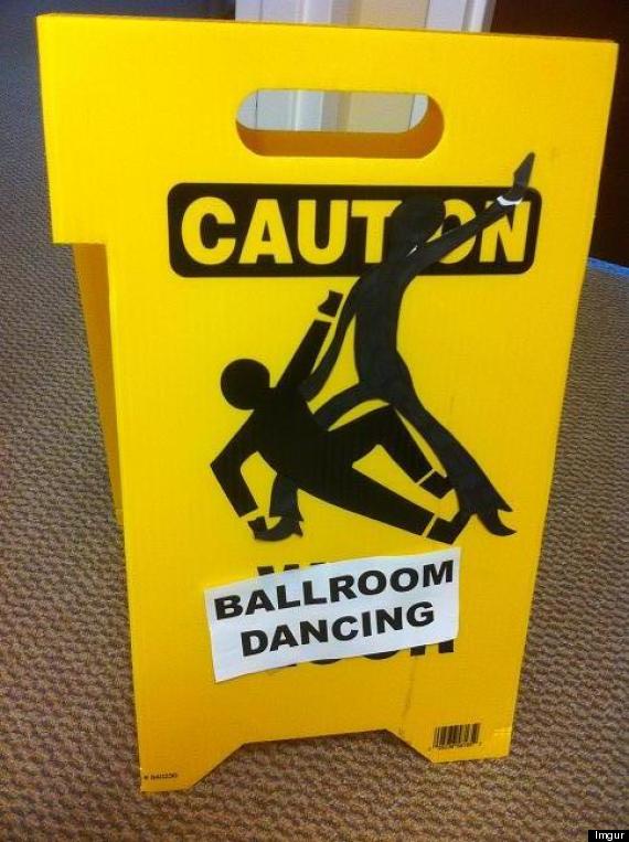 ballroom dancers sign
