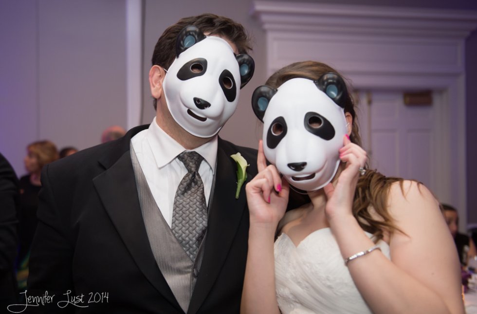 panda wedding