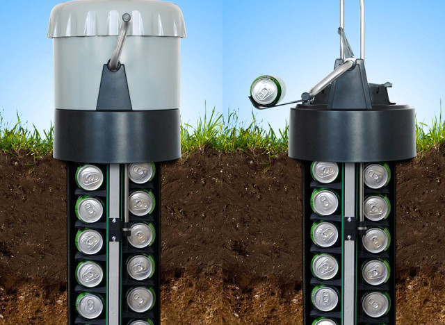 The eCool In-Ground Beer Cooler Uses The Earth As A Cooler