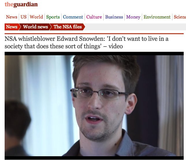 edward snowden revealed