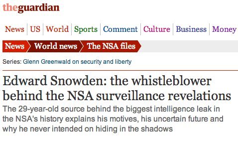 snowden revealed