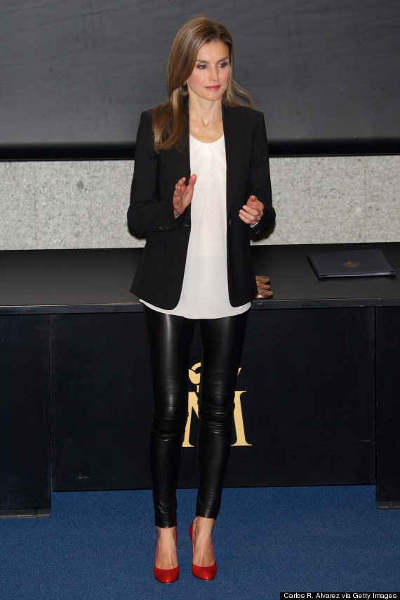 letizia leather pants