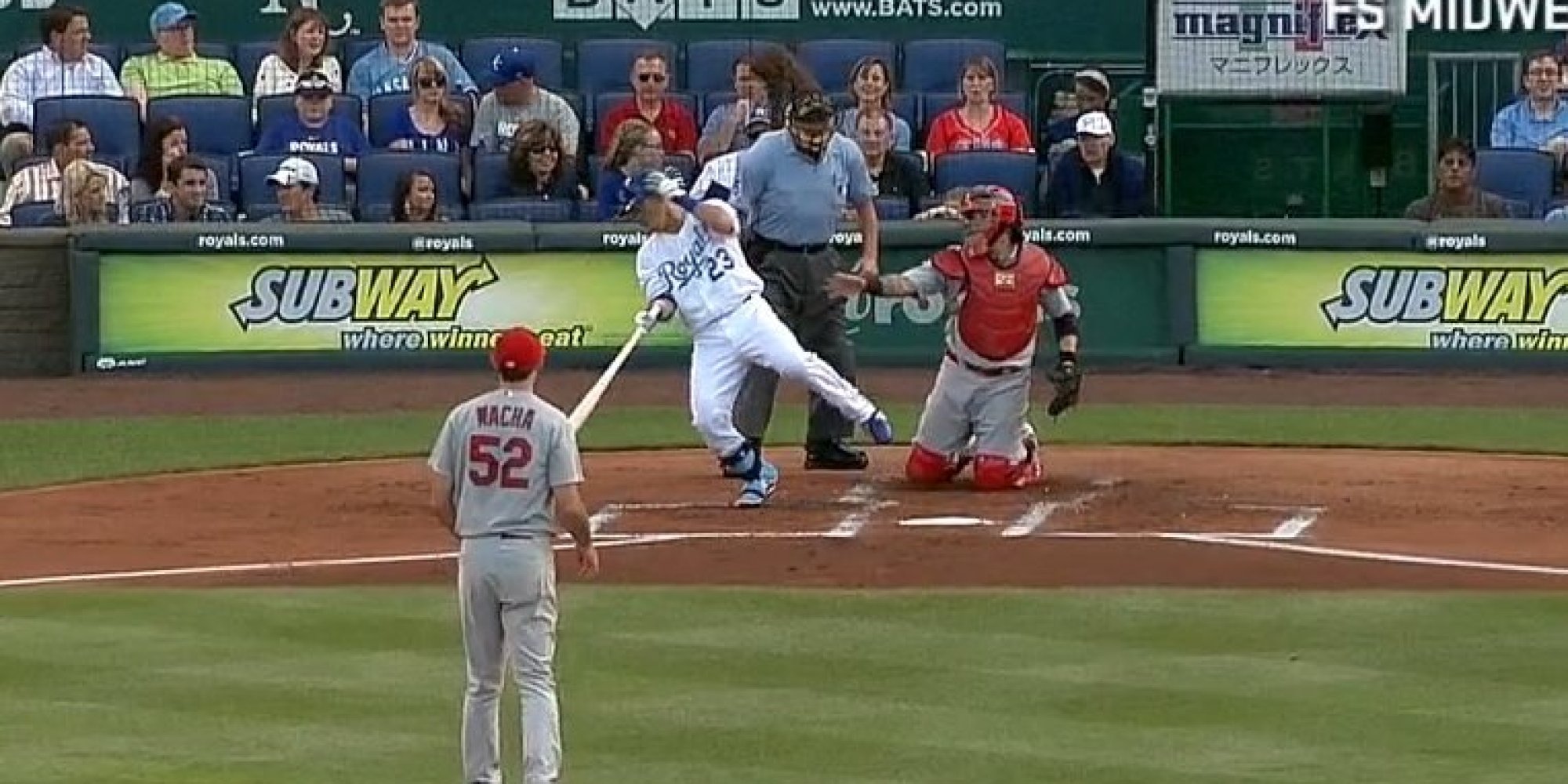 Royals Player Gets Nailed In The Head On Throw Back To Pitcher (VIDEO ...