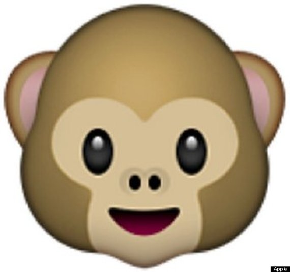 regular monkey emoji