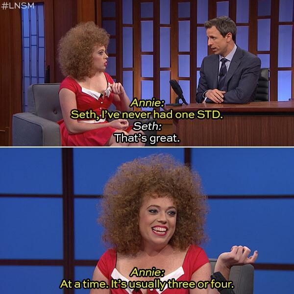 Grown Up Annie Returns To Late Night To Talk Tony Awards And Get 