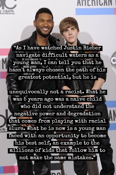 usher justin bieber