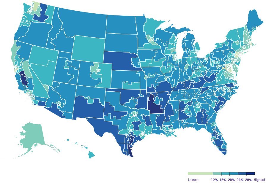 minimum wage map