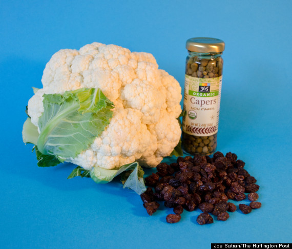 cauliflower raisin ingredients