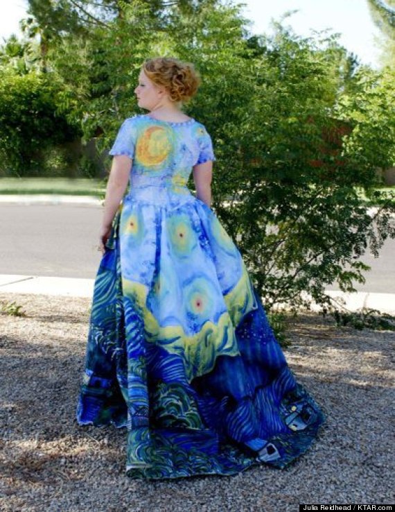 Starry night store dress van gogh