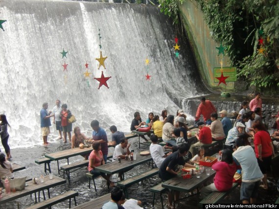 waterfall restaurant philippines