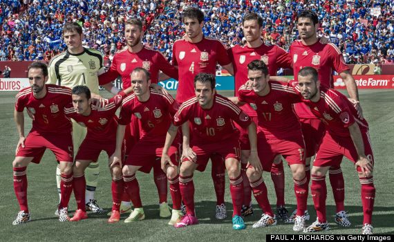 spanish team portrait