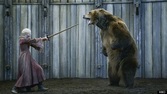 brienne of tarth fights bear