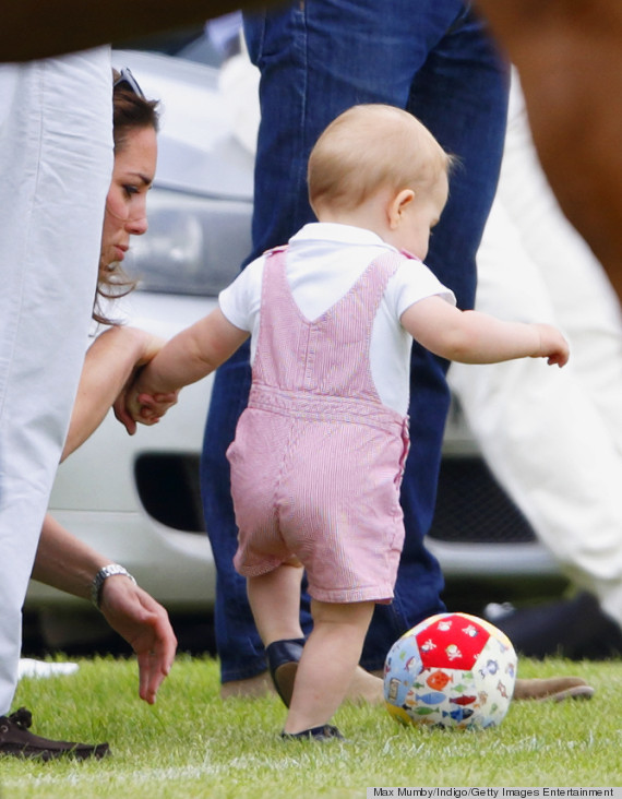 prince george first steps