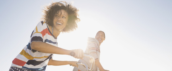 woman happy traveling