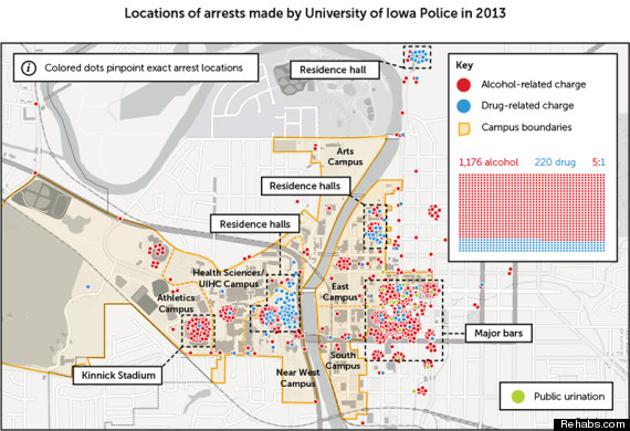 university of iowa arrests