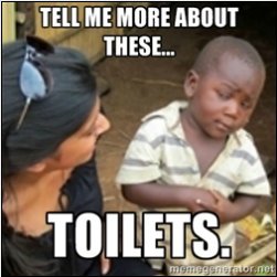 skeptical african kid meme