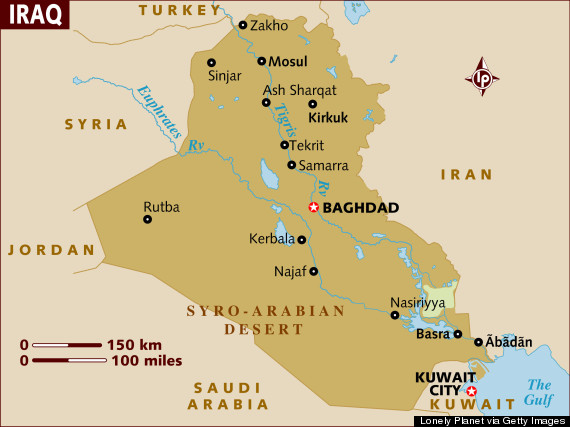 iraq map